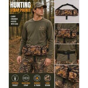 Cabela's Camo Hunting Waist Pack Belt Bag Adjustable Multi Pocket Outdoor...